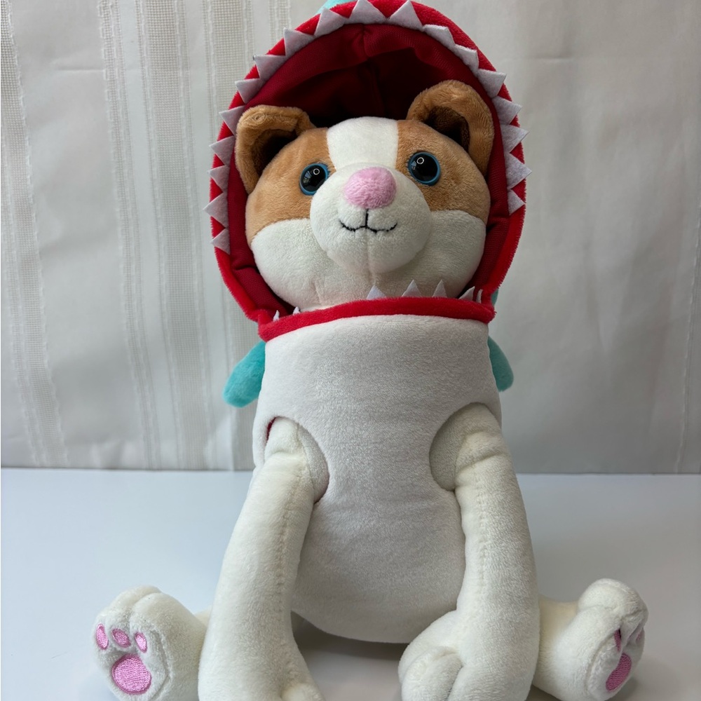 Inquisitor Master Cat In Shark Costume Mr Paws Kitty Plush Stuffed Animal 2017